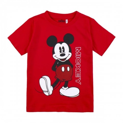 Детский Футболка с коротким рукавом Mickey Mouse Красный image 1