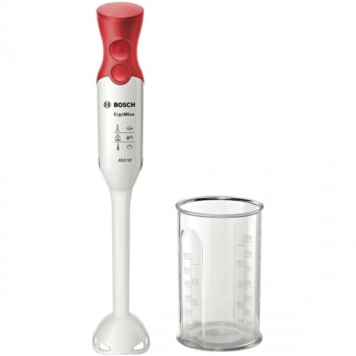 Hand-held Blender BOSCH MSM64010 White Red 450 W image 1