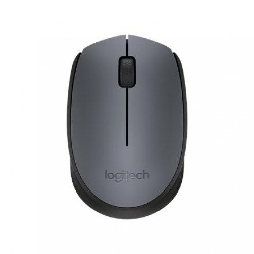 Optiskā pele Logitech M170, melna/pelēka image 1