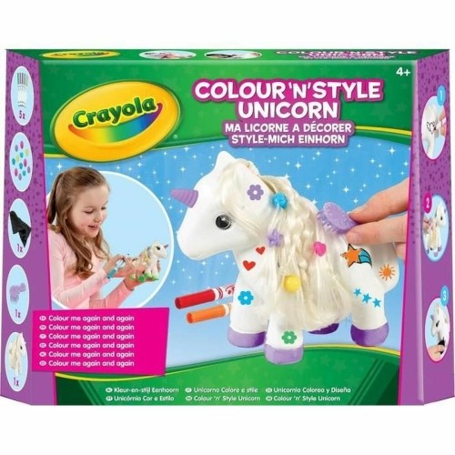 Craft Game Crayola Decorate your Unicorn (FR) Red Multicolour image 1