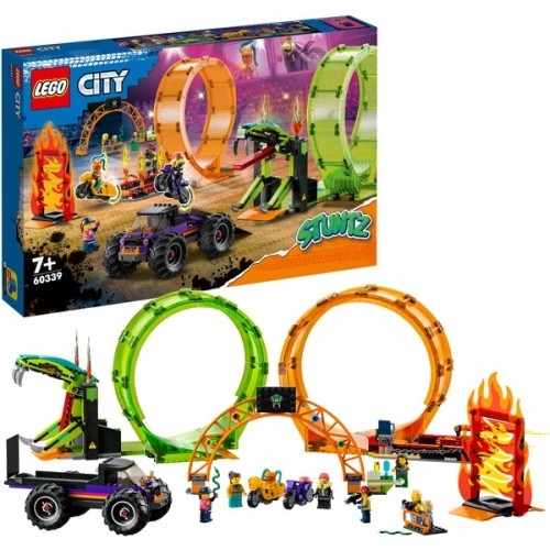 Lego 60339 City Stuntz Stuntshow-Doppellooping Set, Konstruktionsspielzeug image 1