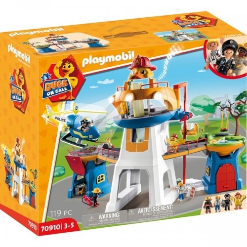 Playmobil 70910 DUCK ON CALL Das Hauptquartier, Konstruktionsspielzeug image 1