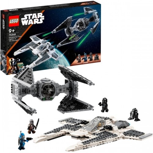 Lego 75348 Star Wars Mandalorianischer Fang Fighter vs. TIE Interceptor, Konstruktionsspielzeug image 1