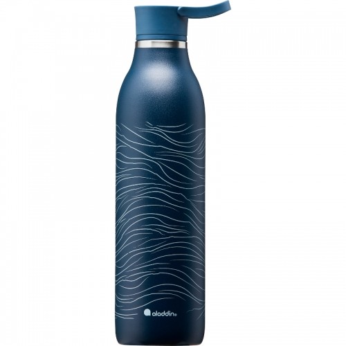 Aladdin Termopudele CityLoop Thermavac eCycle Water Bottle 0.6L pārstrādāta nerūs. tērauda / tumši zila Wave image 1