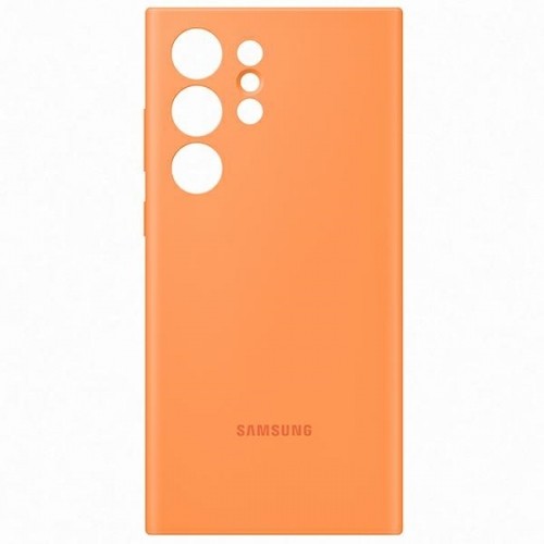 EF-PS918TOE Samsung Silicone Cover for Galaxy S23 Ultra Orange image 1