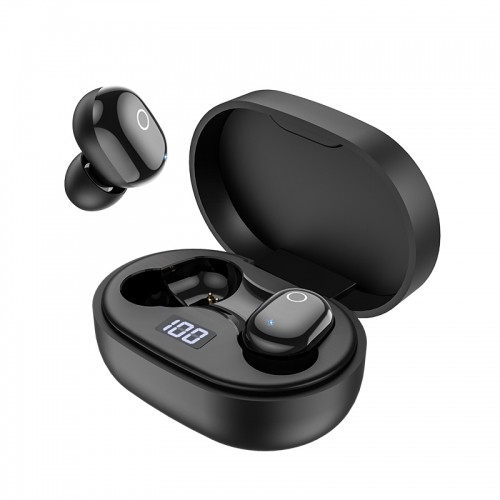 OEM Borofone TWS Bluetooth Earphones BW06 Manner Black image 1