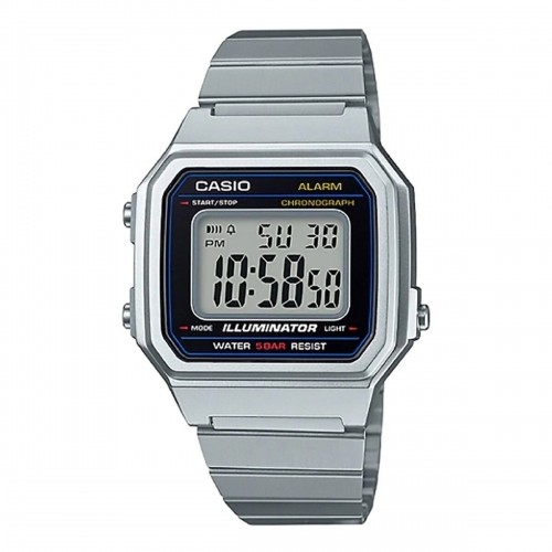 Unisex Watch Casio B650WD-1AEF Black Silver (Ø 41 mm) image 1