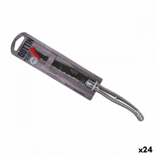 Нож для отбивных Quttin 11,5 cm Серебристый (24 штук) image 1