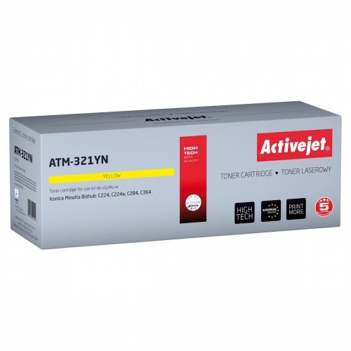 Toner Activejet ATM-321YN Yellow image 1