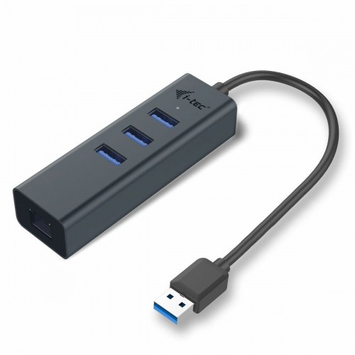 USB-разветвитель i-Tec U3METALG3HUB Серый image 1