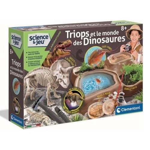 Научная игра Clementoni Triops et le monde des dinosaures FR image 1