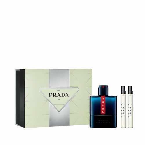 Мужской парфюмерный набор EDT Prada Luna Rossa Ocean 3 Предметы image 1