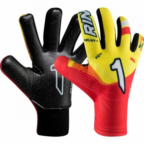 Goalkeeper Gloves Rinat Nkam As (Turf) Onana Yellow Red Adults image 1