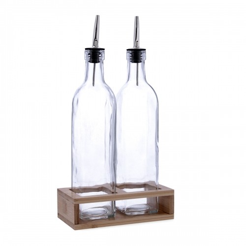 Oil and Vinegar Set Quid Naturalia Transparent Glass 550 ml image 1