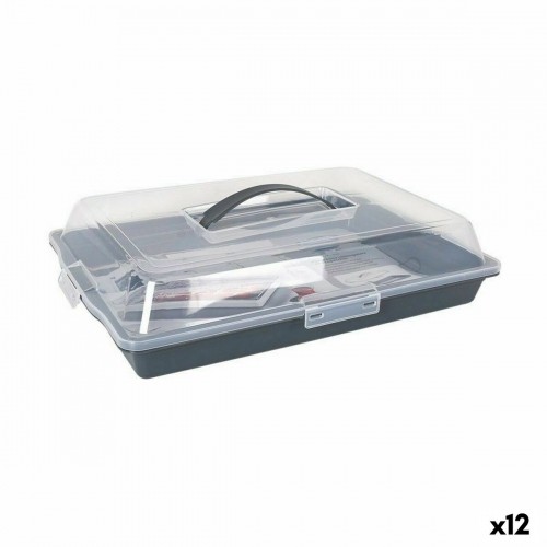 Lunch box Dem With handle 44 x 30 x 10 cm (12 Units) image 1