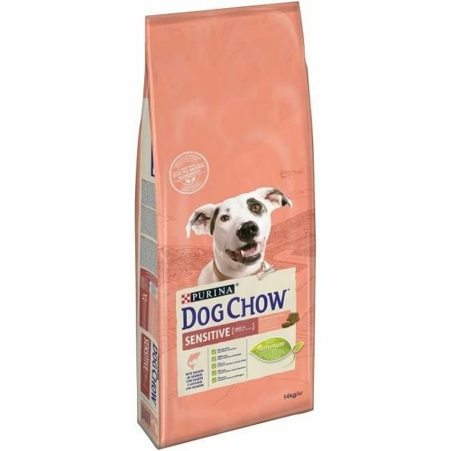 Lopbarība Purina DOG CHOW Sensitive Pieaugušais Laša krāsas 14 Kg image 1