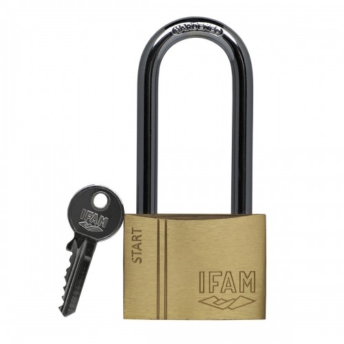Key padlock IFAM SR50AL Length Brass Steel 1,38 x 4,78 x 3,5 cm image 1