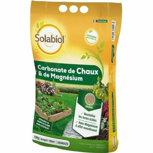 Plant fertiliser Solabiol Sochaux10 Magnesium Calcium carbonate 10 kg image 1