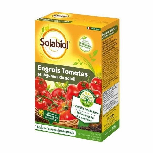 Augu fertilizētājs Solabiol Sotomy15 Tomāts Pākšaugi 1,5 Kg image 1