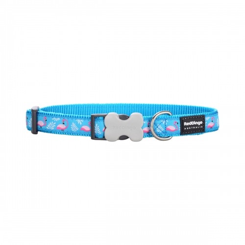 Dog collar Red Dingo STYLE FLAMINGO Turquoise 31-47 cm image 1