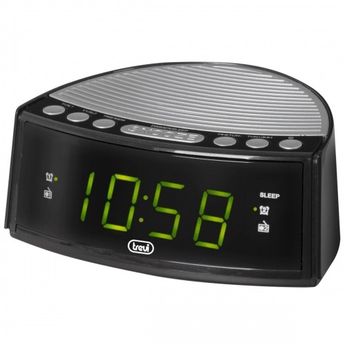Alarm Clock Trevi RC 846 D Black/Grey image 1