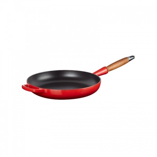 Le Creuset Чугунная сковорода с деревянной ручкой Ø28 см, красный image 1