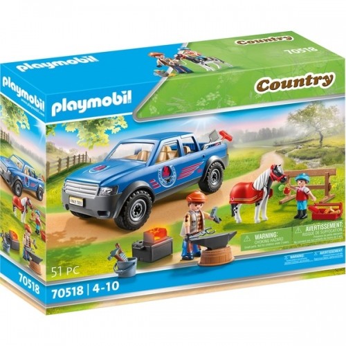 Playmobil 70518 Country Mobiler Hufschmied, Konstruktionsspielzeug image 1