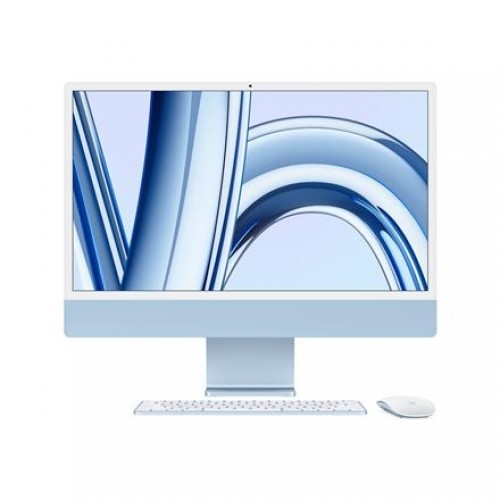 Apple iMac 24” 4.5K Retina, Apple  M3 8C CPU, 10C GPU/8GB/256GB SSD/Blue/SWE Apple image 1