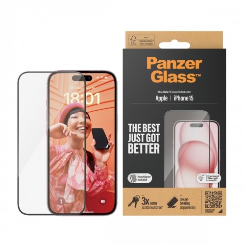 Mobila Telefona Ekrāna Aizsargierīce Panzer Glass 2809 Apple image 1