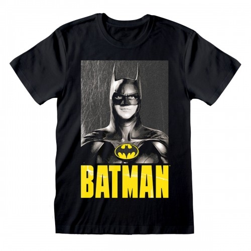 Short Sleeve T-Shirt Batman Keaton Batman Black Unisex image 1
