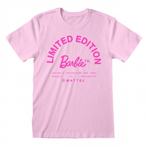 Krekls ar Īsām Piedurknēm Barbie Limited Edition Gaiši Rozā Unisekss image 1