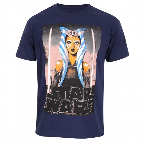 Short Sleeve T-Shirt Star Wars White Blades Blue Unisex image 1