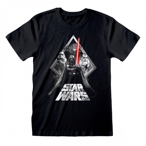 Short Sleeve T-Shirt Star Wars Galaxy Portal Black Unisex image 1