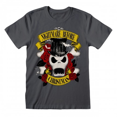 Short Sleeve T-Shirt The Nightmare Before Christmas Top Hat Jack Graphite Unisex image 1