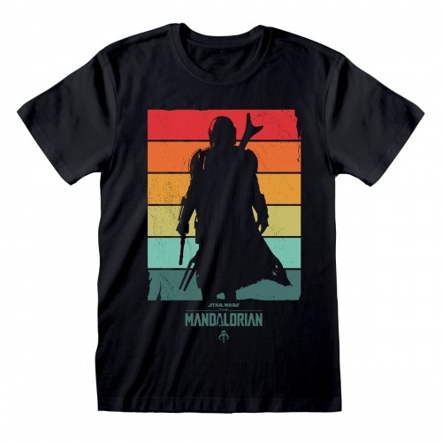 Krekls ar Īsām Piedurknēm The Mandalorian Spectrum Melns Unisekss image 1
