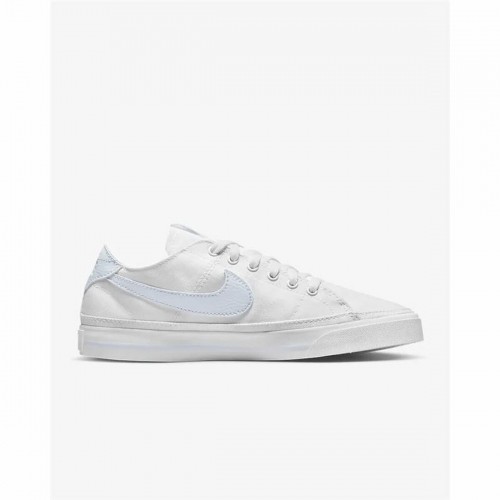 Sports Trainers for Women Nike Court Legacy Canvas White Lady image 1