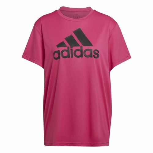Футболка с коротким рукавом женская Adidas Boyfriend Sport Темно-розовый image 1