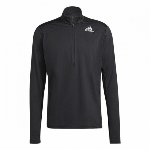Vīriešu Krekls ar Garām Piedurknēm Adidas Own The Run Melns image 1