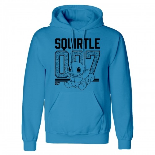 Unisex Hoodie Pokémon Squirtle Line Art Blue image 1