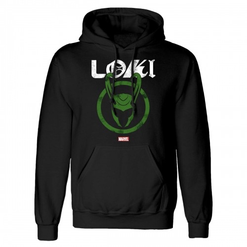 Unisex Hoodie Marvel Distressed Logo Black image 1