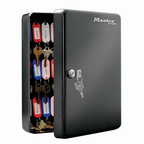 Шкаф для ключей Master Lock ‎9,8 x 23,9 x 30 cm 50 ключи Чёрный Сталь image 1