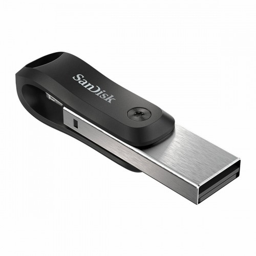 USB Zibatmiņa   SanDisk SDIX60N-128G-GN6NE         Melns Sudrabains 128 GB image 1