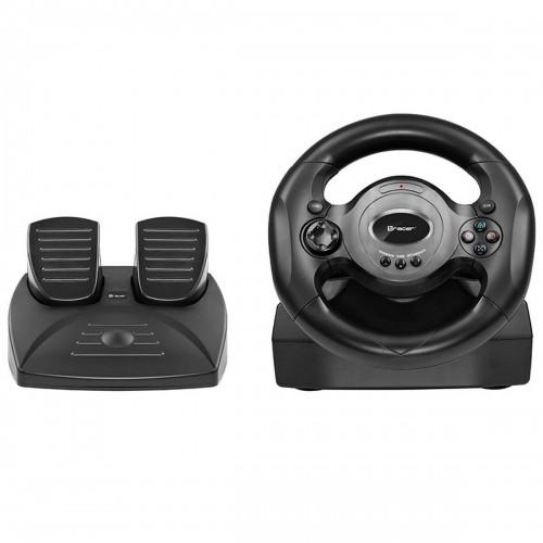 Racing Steering Wheel Tracer Rayder 4 in 1 Pedals Black Microsoft Xbox One Sony PlayStation 4 PC PlayStation 3 image 1