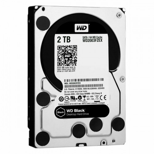 Cietais Disks Western Digital Black 3.5" 2 TB Sata III 7200 rpm 2 TB 3,5" image 1