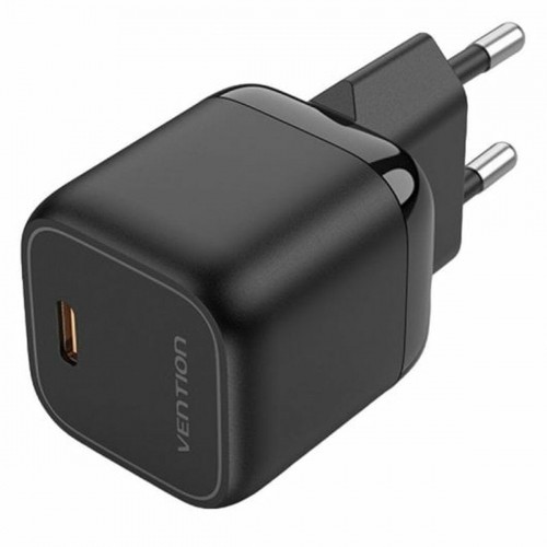 Sienas Lādētājs Vention FAKW0-EU 30 W USB-C Melns image 1