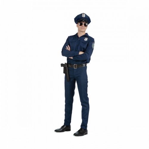 Маскарадные костюмы для взрослых My Other Me Синий Полиция (4 Предметы) image 1