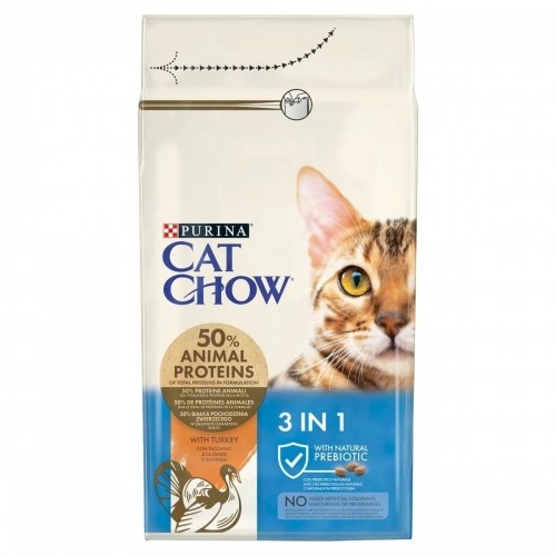 Корм для котов Purina Cat Chow Для взрослых индейка 1,5 Kg image 1