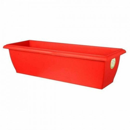 Plant pot Riviera Red Plastic Rectangular image 1