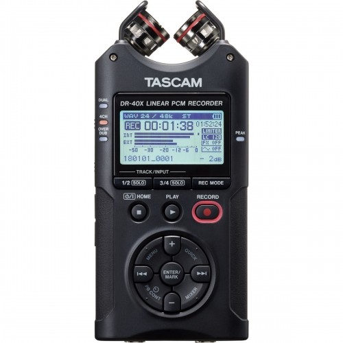 Записывающее устройство Tascam DR-40X Синий Чёрный image 1