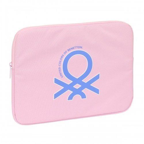 Laptop Cover Benetton Pink Pink (34 x 25 x 2 cm) image 1